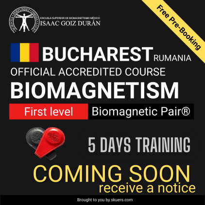 Official course reservation Biomagnetism and Biomagnetic Pair Bucharest Romania 2023-2024